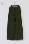 SWAYING/KNIT Mohair Gradient Straight Pants SW212XZ38 Green